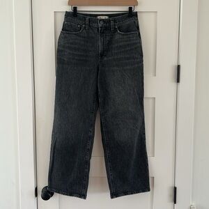 Madewell perfect vintage wide leg crop Jean size 28 Robles wash